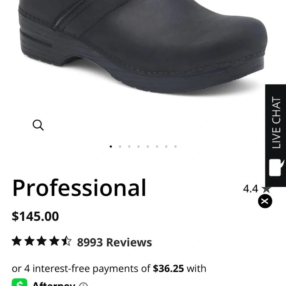 LIKE NEW Dansko Black Slip-On Clogs, Women’s 38 // 7.5-8 - Picture 10 of 10
